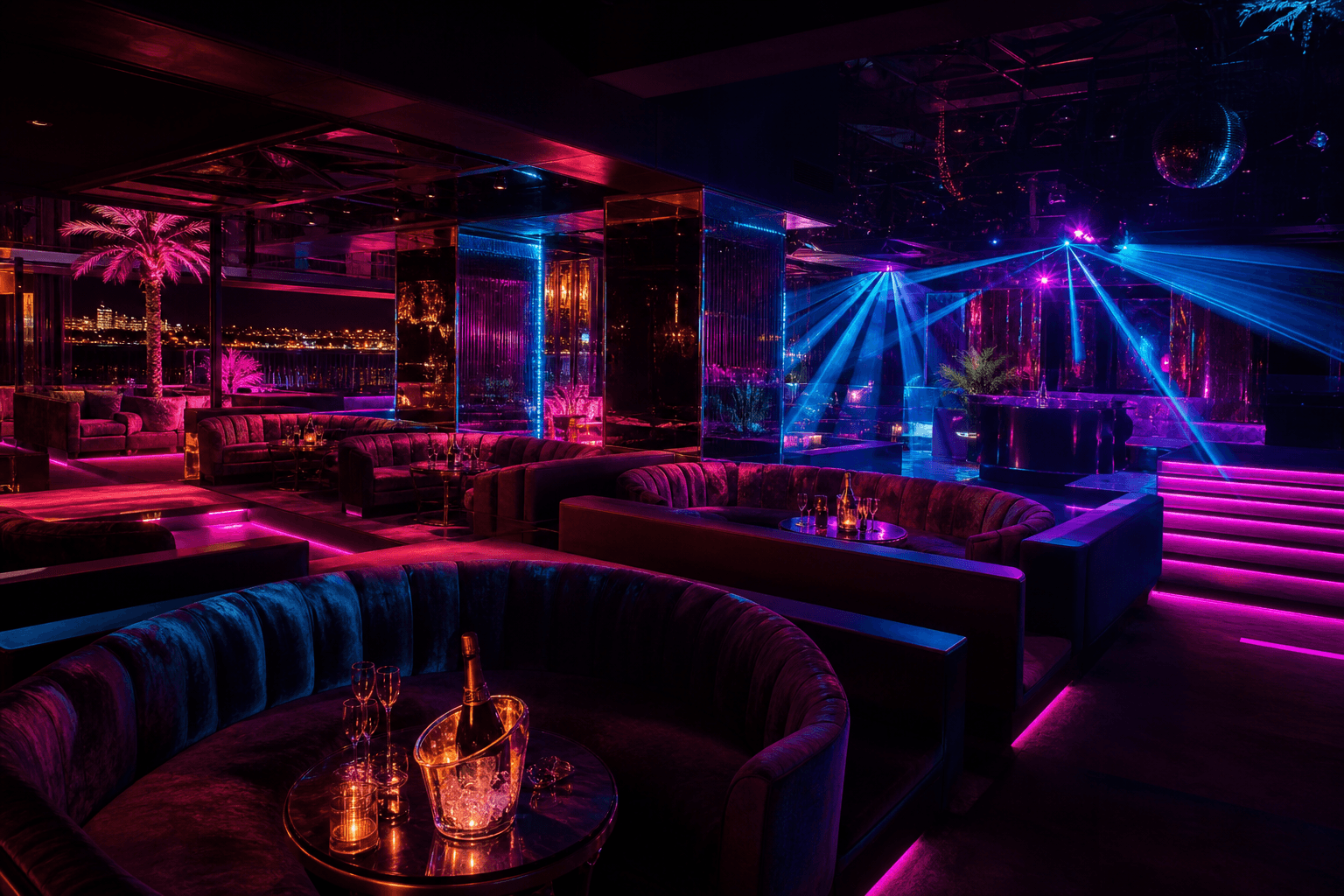 Luxury nightlife in Cannes
